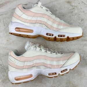 nike air max 95 trainers sail guava ice gum